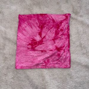 Pink Tie Dye Tube Top